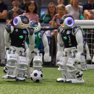 Two Robots - One Ball